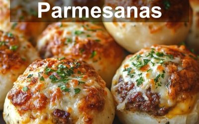Bombas Cheeseburger Parmesanas: Receta Fácil y Deliciosa
