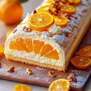 Bûche Clémentine: Postre Ligero y Cítrico para Todas las Ocasiones