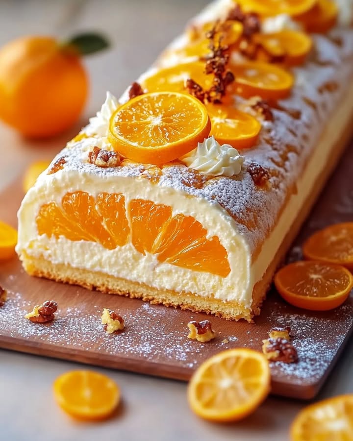Bûche Clémentine: Postre Ligero y Cítrico para Todas las Ocasiones