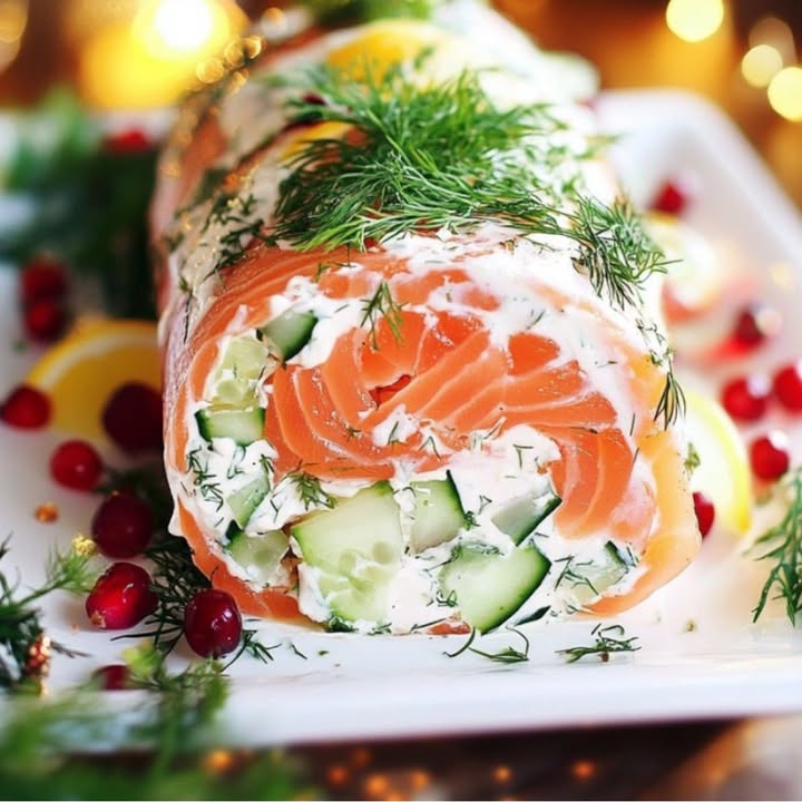Receta de Bûche Salada Salmón: Fresca y Elegante para Cualquier Ocasión