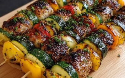 Brochetas Vegetales Deliciosas: Receta Fácil y Saludable