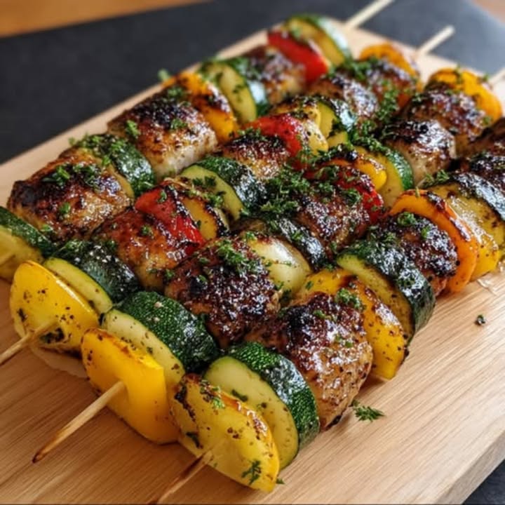Brochetas Vegetales Deliciosas: Receta Fácil y Saludable