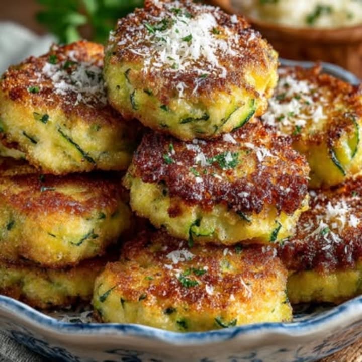 Buñuelos de Calabacín Crispis con Parmesano: Receta Fácil y Deliciosa