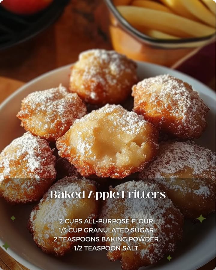 Buñuelos de Manzana Horneados: Fáciles y Deliciosos