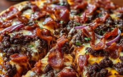 Burger-Pizza Gigante: La Fusión Perfecta para Tus Cenas Especiales