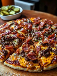 Burger-Pizza Gigante: La Fusión Perfecta para Tus Cenas Especiales