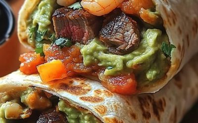Burrito Mar y Tierra: Explosión de Sabores en 25 Minutos
