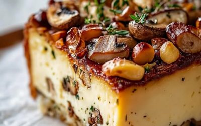 Cake de Champiñones Savory: Receta Fácil y Deliciosa para Cualquier Ocasión