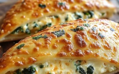 Calzone Ricotta Espinacas: Receta Italiana Clásica y Saludable