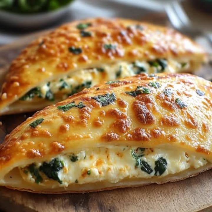 Calzone Ricotta Espinacas: Receta Italiana Clásica y Saludable