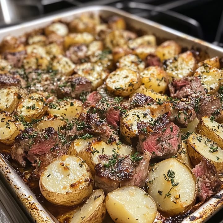 Receta Casera: Carne Ajo y Papas, Sencilla y Deliciosa